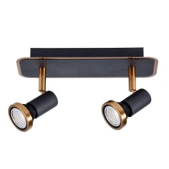Fantasia XZIBIT 2L GU10 LED 5W dim incl. black / bronze