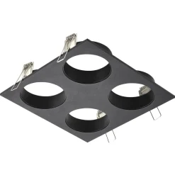 Fantasia ZOOM base 4L satin black 4x GU10