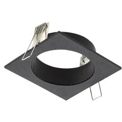 Fantasia ZOOM base 1L satin black 1x GU10 square