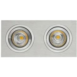Fantasia ZOOM I 2L Alu/dim.glass LED 5W GU10 incl.