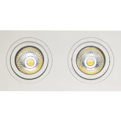 Fantasia ZOOM I 2L satin white/dim.glass LED 5W GU10 incl.