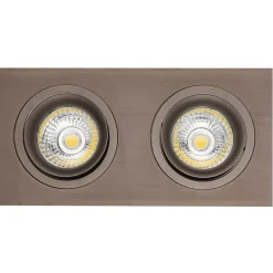 Fantasia ZOOM II 2L pure bronze/dim.glass LED 5W GU10 incl.