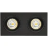 Fantasia ZOOM III 2L satin black/dim.glass LED 5W GU10 incl.