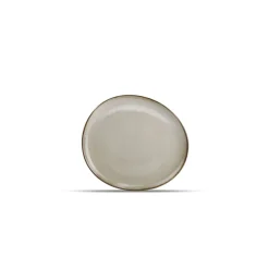 F2D Ceres Plat bord 21x18,5cm grijs