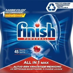 Finish All in 1 Max Regular Vaatwastabletten - 45 Stuks