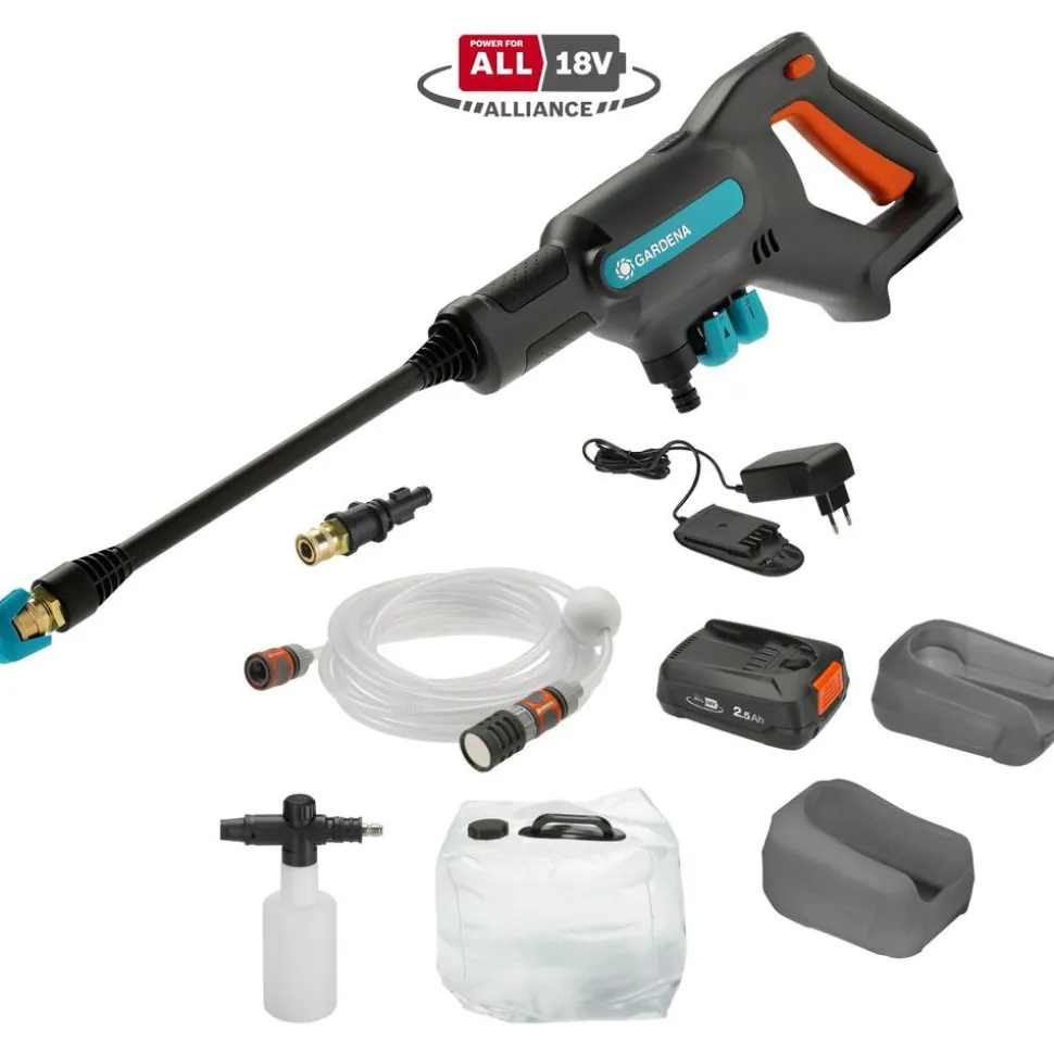 Gardena Accu Medium drukreiniger AquaClean 24/18 V P4A Premium Set