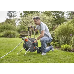 Gardena AquaRoll L Easy (Set, 50m CLASSIC Hose 1/2
