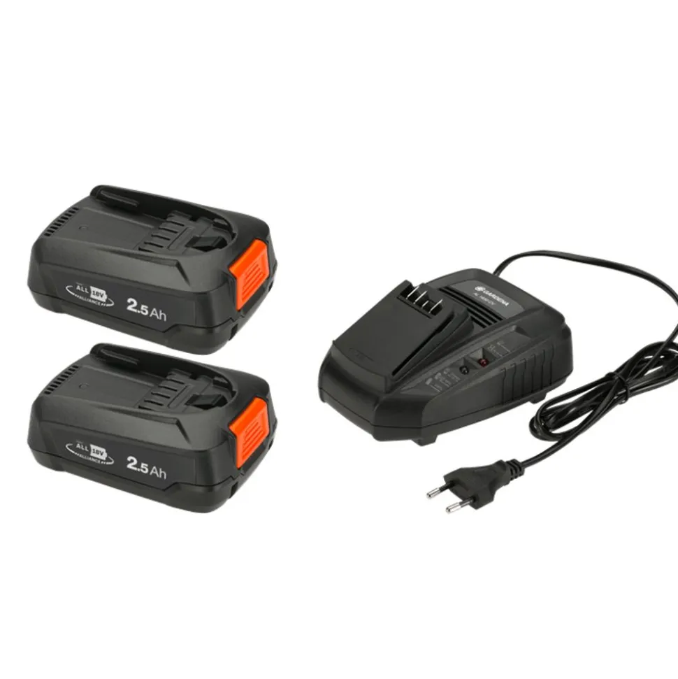 Gardena Startset P4A QC + 2x2,5Ah