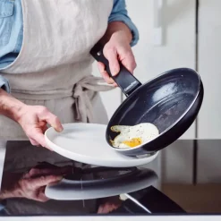 GreenPan Essence Perforated Base 2-delige Pannenset met keramische antikleeflaag 20/28 cm