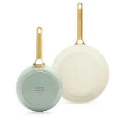 GreenPan Padova Mint Green 2-delige Pannenset met keramische antikleeflaag 20/26 cm