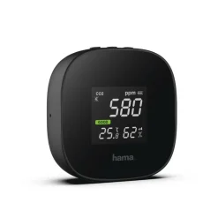 Hama Luchtkwaliteitsmeter "Safe", CO2-, temperatuur-, vochtigheidsmeting