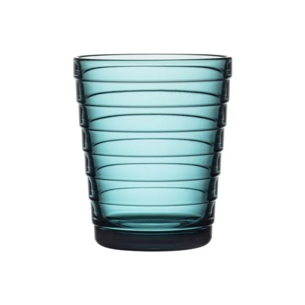 Iittala Aino Aalto Glas 22cl 2 stuks aqua