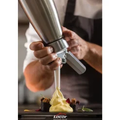 Lacor Slagroomapparaat Aluminium 1L