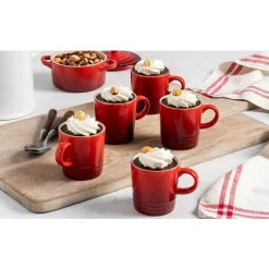 Le Creuset Mok in Aardewerk 0,35l Kersenrood