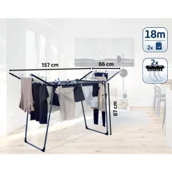 Leifheit Pegasus 180 Solid Wasrek  Black