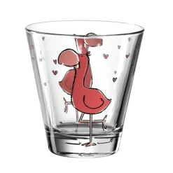 Leonardo Bambini drinkglas 215ml Flamingo
