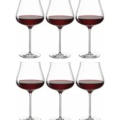 Leonardo Brunelli Bourgogne glas 770ml set van 6