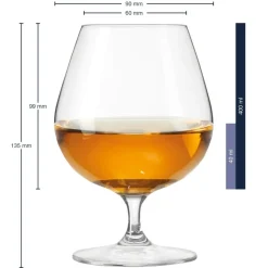 Leonardo Ciao+ Cognacglas 400ml set van 6