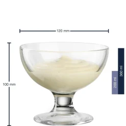 Leonardo Cucina bowl op voet 360ml