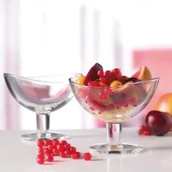 Leonardo Loop bowl op voet 14cm