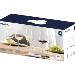 Leonardo Paladino Glazenset 12-delig - 4 witte wijnglazen - 4 rode wijnglazen - 4 champagneglazen