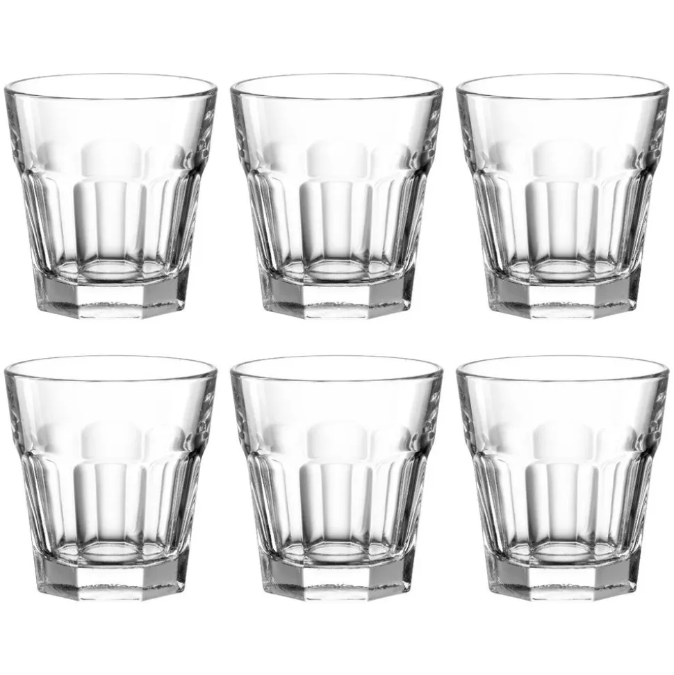Leonardo Rock Set van 6 drinkglazen 265ml