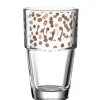 Leonardo Solo latte macchiato glas 410ml Rose Bruin