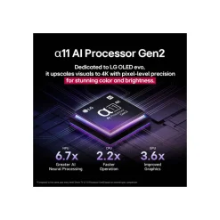 LG Electronics OLED evo AI 4K Smart TV OLED77G55LW