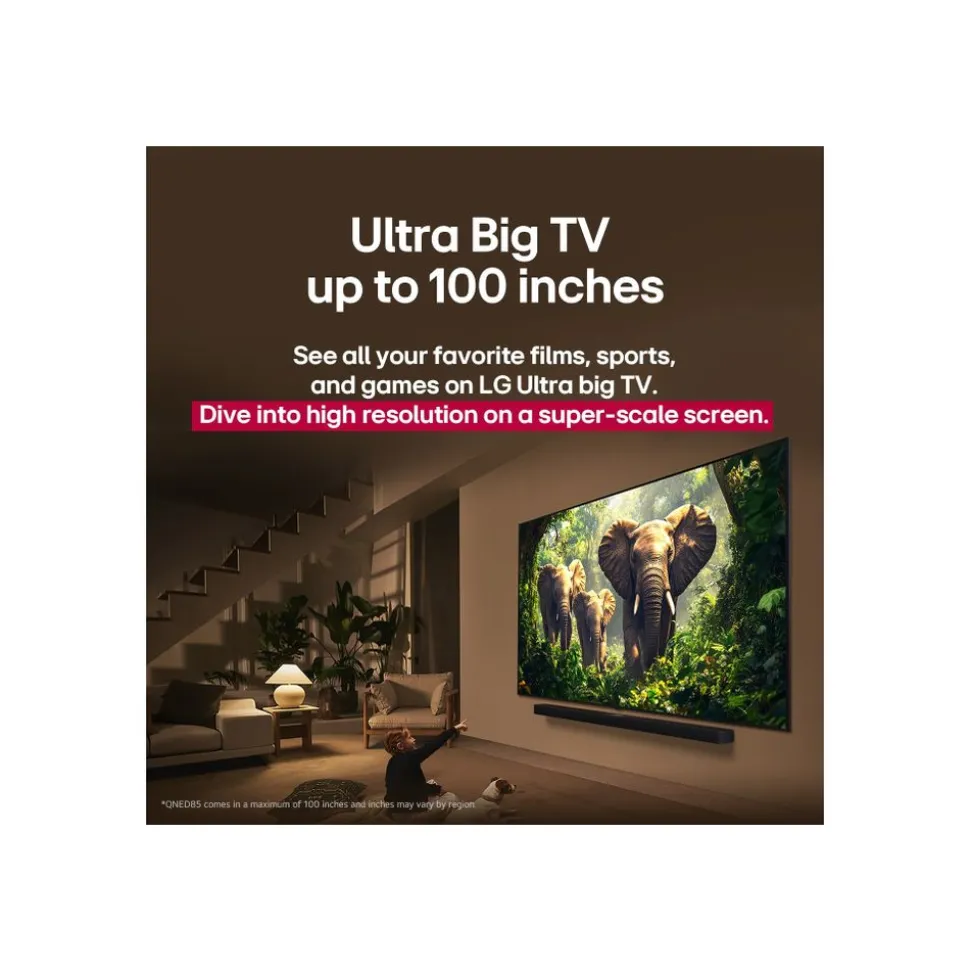 LG Electronics QNED evo AI MiniLED 4K Smart TV 50QNED87A6D