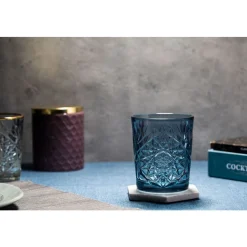 Libbey Hobstar Bekerglas Blauw 35cl