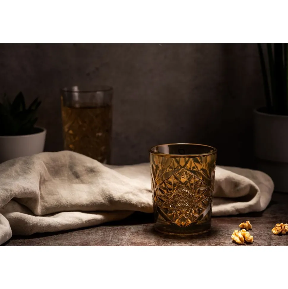 Libbey Hobstar Bekerglas oker 35cl