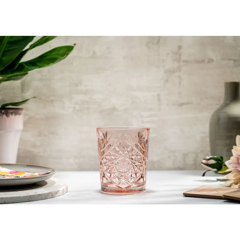 Libbey Hobstar Bekerglas Coral Pink 35,5cl