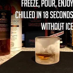 Liiton The Crystal Whiskey Peaks Glass Set of 4 (Everest, Denali, Everest, Fuji & Mont Blanc)