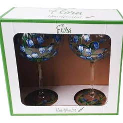 Livellara Flora Gin Glas 650ml 2pack Clocks