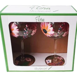 Livellara Flora Gin Glas 650ml 2pack Primavera