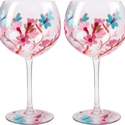 Livellara Flora Gin Glas 650ml 2pack Blossom