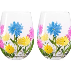 Livellara Flora Tumbler/mocktail glas 450ml 2pack Garden