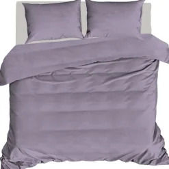 Livello Home Dekbedovertrek Mr & Mrs Amsterdam Violet Lits-jumeaux