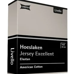 Livello Home Hoeslaken Jersey Excellent Stone 90x200