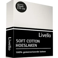 Livello Home Hoeslaken Soft Cotton Offwhite 180x210