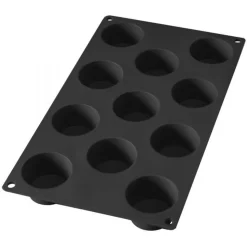 Lékué Bakvorm uit silicone voor 11 muffins zwart Ø 5.3cm H 3cm