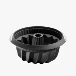 Lékué Tulbandvorm uit silicone zwart Ø 22cm H 10cm