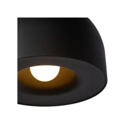 Lucide AKRON Hanglamp-Zwart-Ø50-1xE27-40W-Metaal