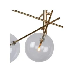 Lucide ALARA Hanglamp-Goud-Ø72-LED-6xG4-1,5W-2700K-Glas