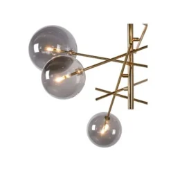 Lucide ALARA Hanglamp-Goud-Ø72-LED-6xG4-1,5W-2700K-Glas