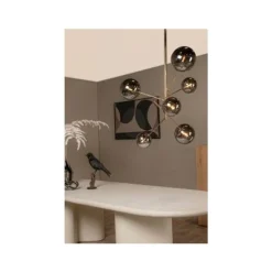 Lucide ALARA Hanglamp-Goud-Ø72-LED-6xG4-1,5W-2700K-Glas
