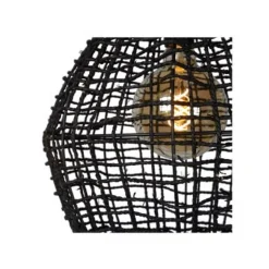 Lucide ALBAN - Hanglamp - Ø 35 cm - 1xE27 - Zwart