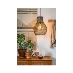Lucide ALBAN - Hanglamp - Ø 35 cm - 1xE27 - Zwart