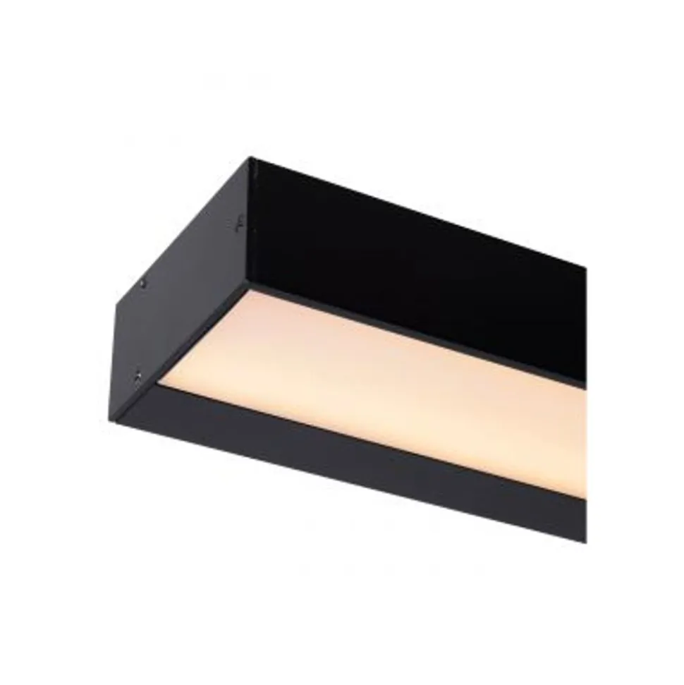 Lucide ALEXA Wandlamp Badk.-Zwart-LED-8W-3000K-IP44