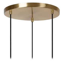 Lucide ALICENT - Hanglamp - Ø 35 cm - 3xE27 - Mat Goud / Messing